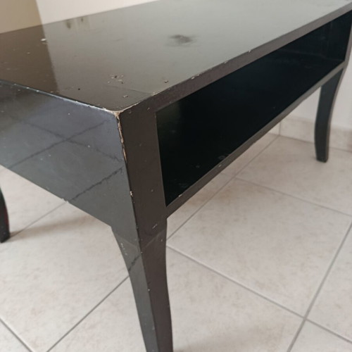 Wooden coffee table used, vintage style