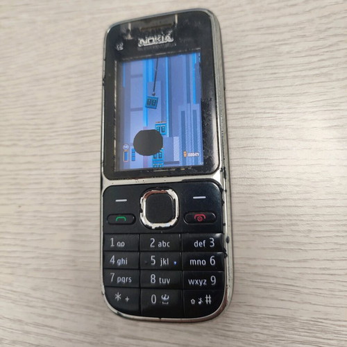 Nokia C2-01 Vintage Retro Button Phone new, black