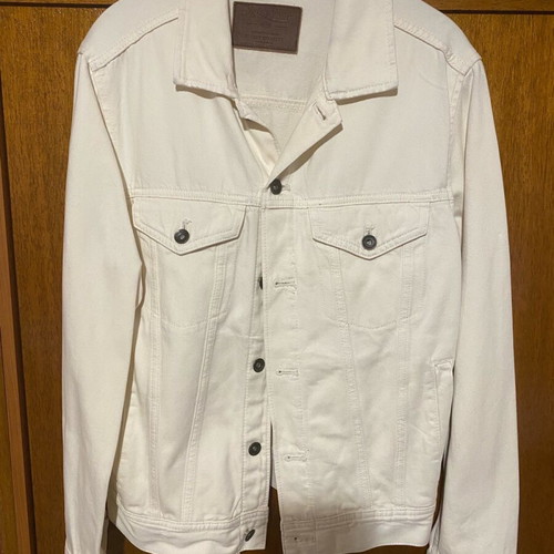 Cream denim jacket size S 36 8