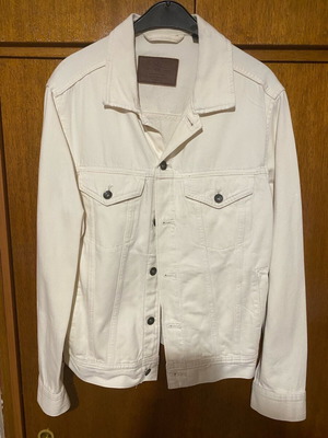 Cream denim jacket size S 36 8