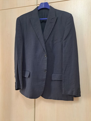 Linen men's suit new, blue, NO NAME brand