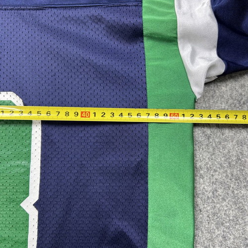 Vintage 90s Game Worn Canadian Football Jersey #8 Ridge Navy Green M used