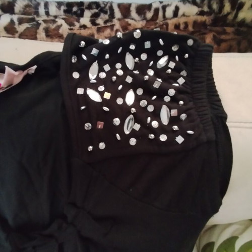 Swarovski party dress like new, black, Posare, size M
