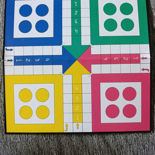 TSA Snakes & Ladders and Ludo board game 2 in 1