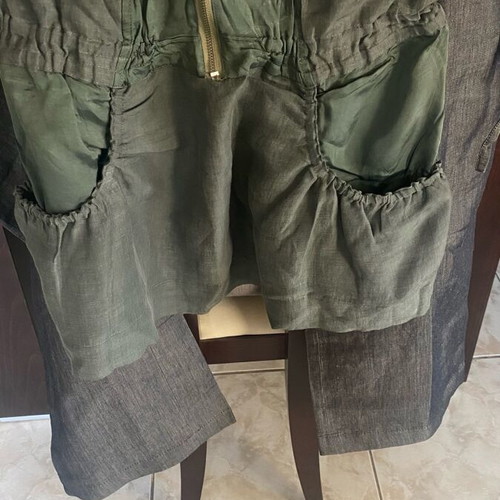 Daniele Alessandrini women's top XL like new, olive grey