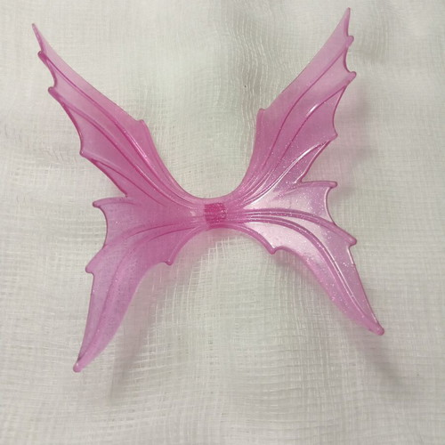 Playmobil fairy pink wings like new