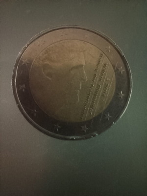 Nederland 2 euro coin 2014 used