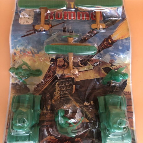 The Desert Fox Rommel used toy with military vehicles and airplanes