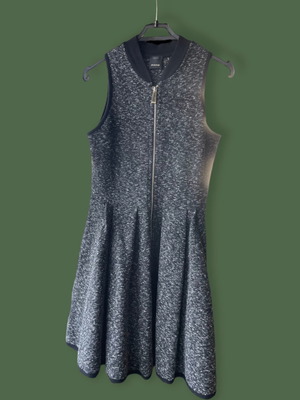 Pinko mini dress new, dark gray with black