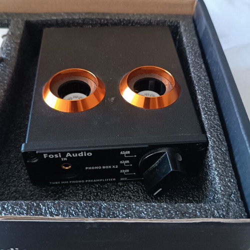 Fosi Audio BOX X2 Tube MM Phono Preamp like new