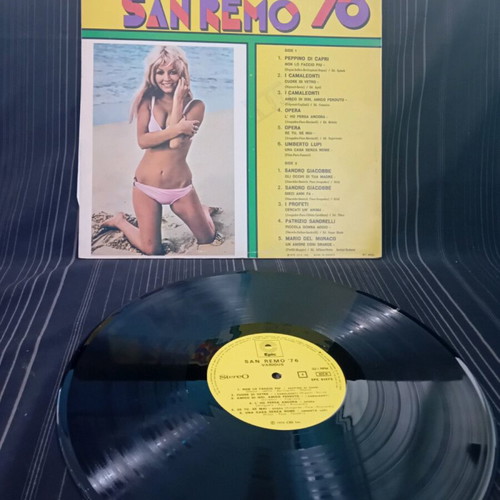 Festival San Remo '76 vinyl used in good condition
