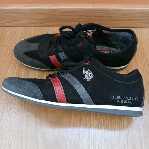 Men's U.S Polo sneakers used, size 41, black