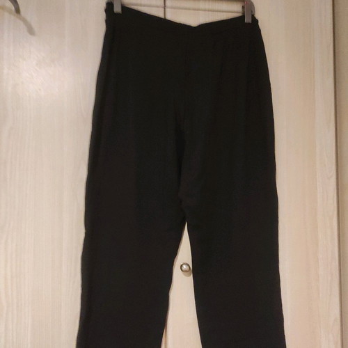 Black pants with elastic waist used, size XL