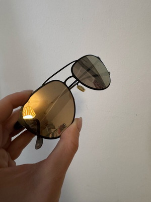 Metal black sunglasses used