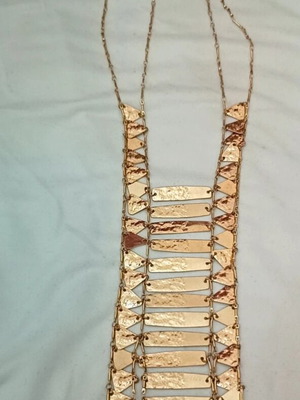 Zara long gold necklace like new