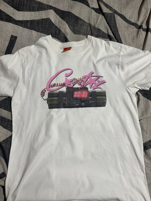 Corteiz Bomb T-shirt No Time 4 Luv medium used, white
