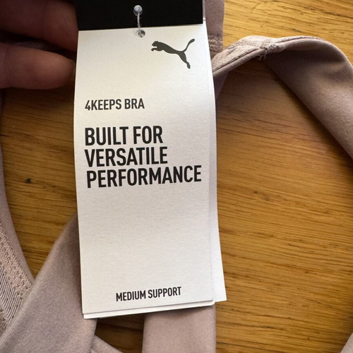 Puma Cloudspun DryCELL Sports Bra Medium Support Size S New