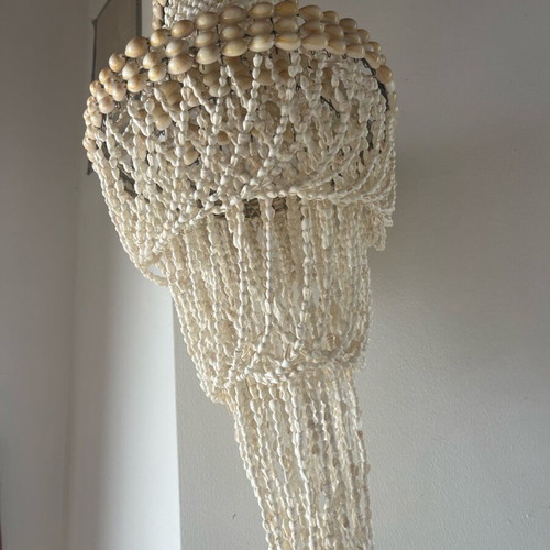 Chandelier used with natural shells
