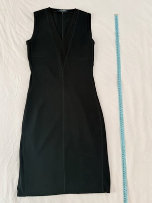 S MaxMara Μαύρο Αμάνικο Φόρεμα μεταχειρισμένο, Medium