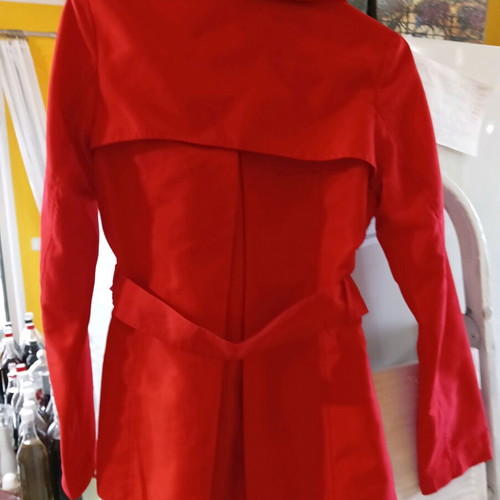 Atmosphere women's trench coat like new, red