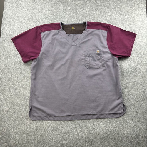Carhartt Wip men's XL gray T-shirt with pockets used, medical workwear