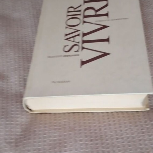 Savoir Vivre hardcover book used