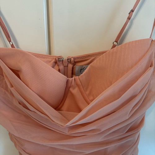 Oh Polly Mini Dress like new, pink-beige, size M