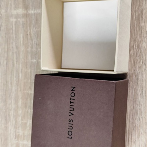 Louis Vuitton small empty box used 9.5 x 9.5 x 6 cm