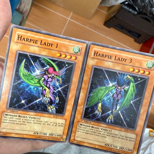 Yu-Gi-Oh Harpie Lady 1 & 3 cards like new -  5,00 - Vendora.cy