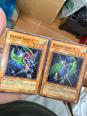Κάρτες YU-GI-OH Harpie Lady 1 & 3 σαν καινούργιο