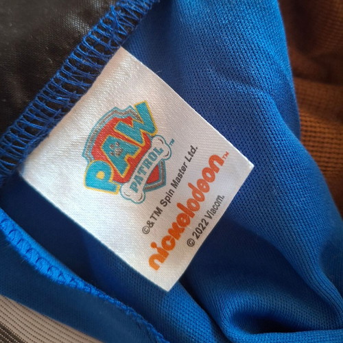 Paw Patrol Chase Kids Carnival Costume like new, size 4-6 years