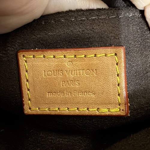 Louis Vuitton original women's bag, black and gold