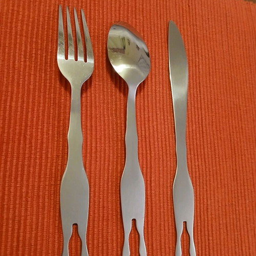 Collectible Coca Cola knife, fork, spoon set like new