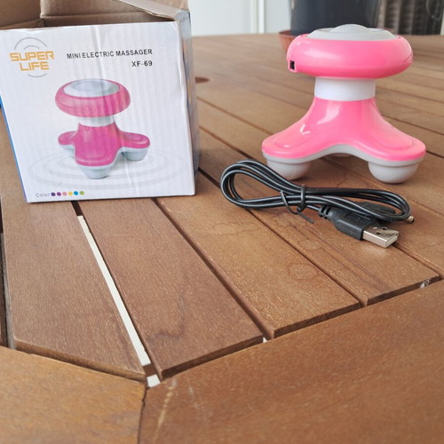 Mini Electric Massager Super Life XF-69 rechargeable USB new