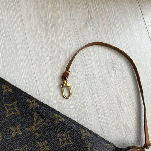 Louis Vuitton Noe inner wristlet bag, brown