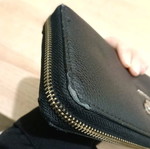 Guess wallet used, black