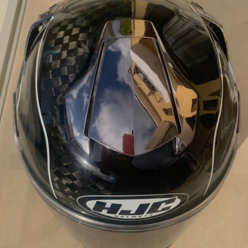 HJC RPHA 70 Carbon motorcycle helmet, size L, black/carbon