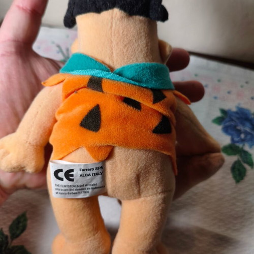 Original Hannah Barbera Fred Flinstone plush 22cm new