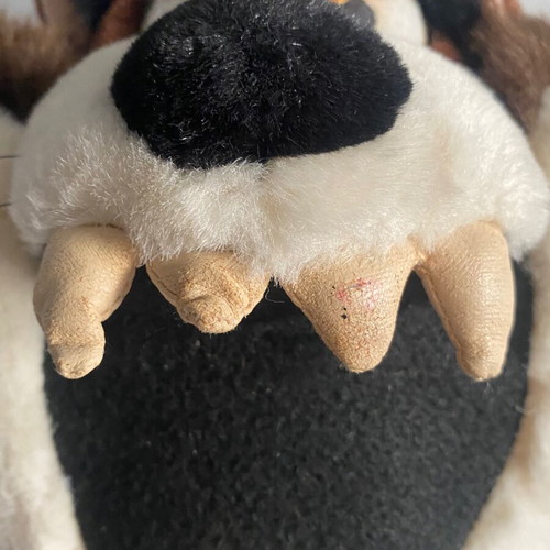 Taz Tasmanian Devil plush toy 1995 vintage used, WB Studio Store Looney Tunes