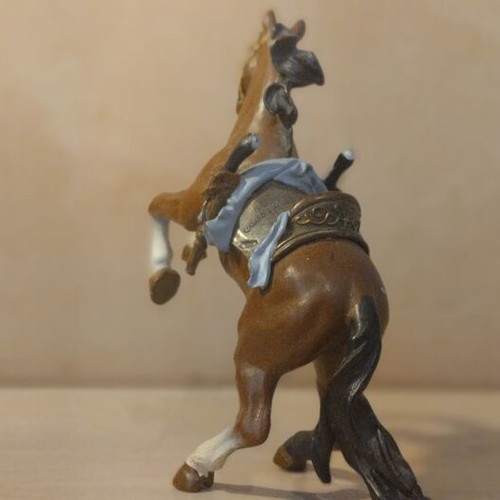 Horse figure used, toy