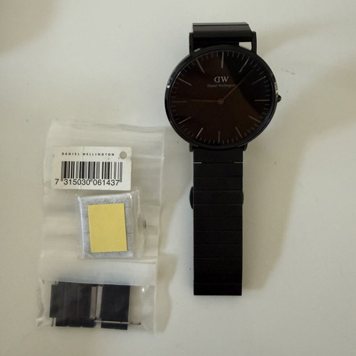 Daniel Wellington Classic Piano Black Men's Watch new