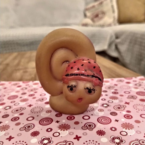 El Greco Fotinoulis vintage used snail toy from the 1980s