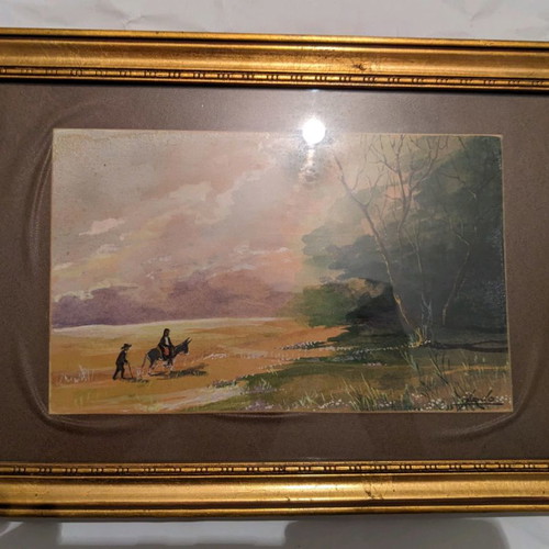 Painting by H. Zervos like new, authentic signed artwork