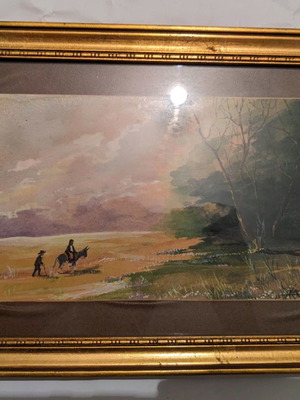 Painting by H. Zervos like new, authentic signed artwork