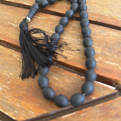 Black Komboloi worry beads like new