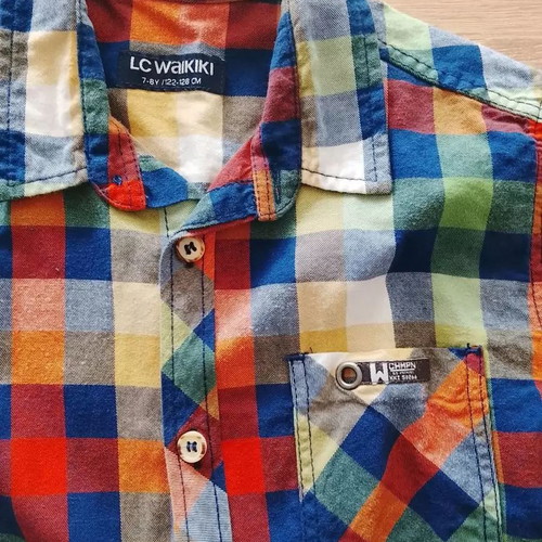 LC Waikiki shirt for boy 7-8 years like new, multicolored