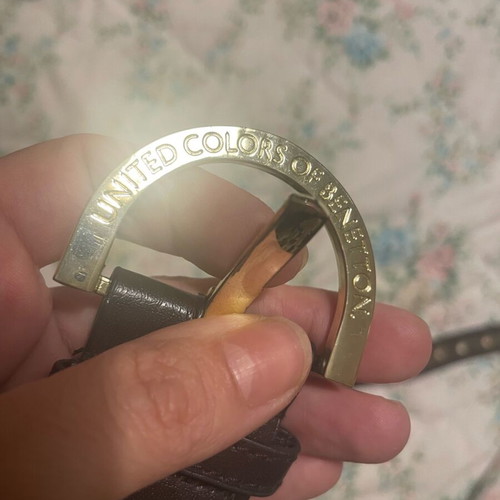 Benetton belt brown like new, size 90