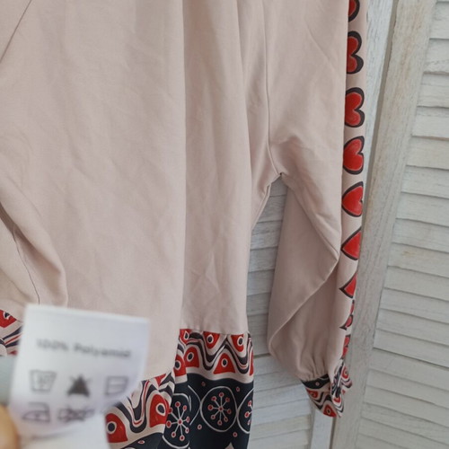 Mamoush M L dress with heart pattern