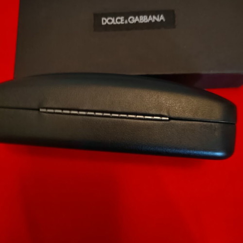 Dolce & Gabbana full glasses case set like new, black