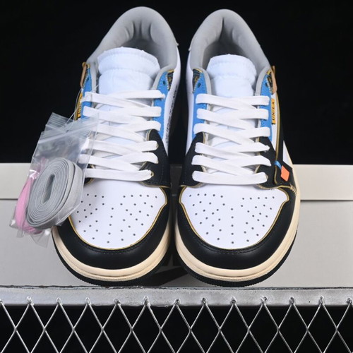 Air Jordan 1 Low sneakers new, handmade, unique streetwear design